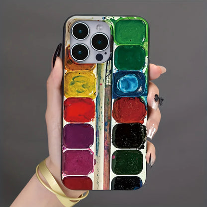 Aquarell Palette Stil iPhone Hülle